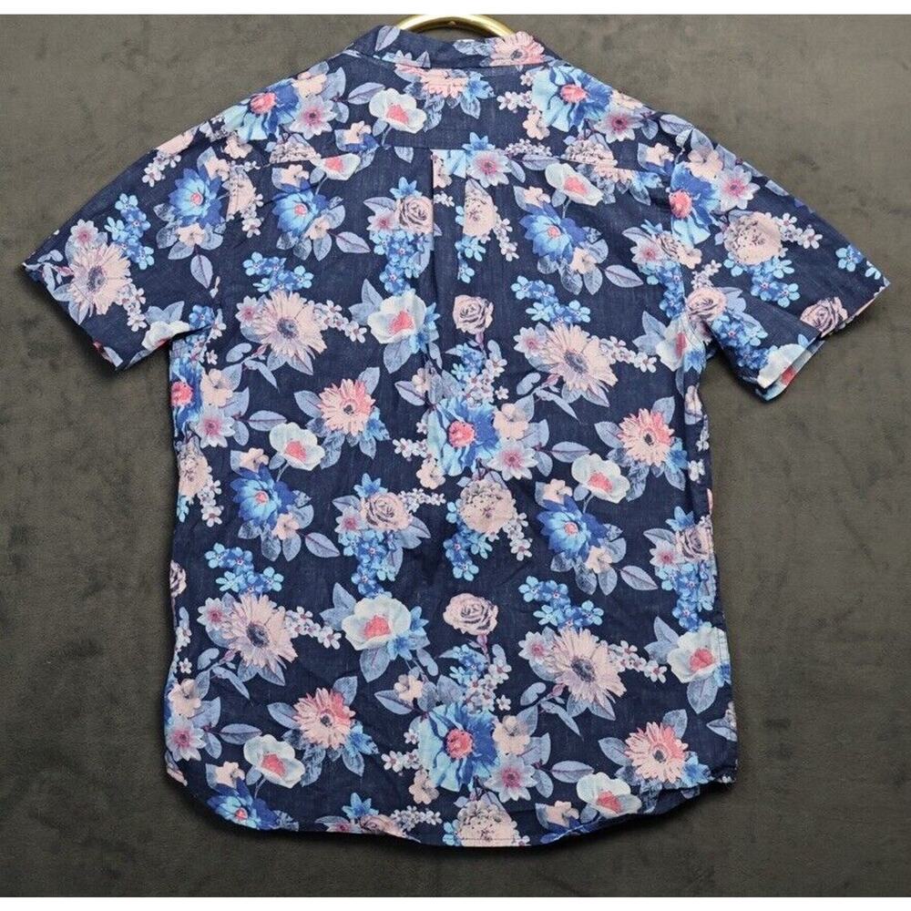 Vtg‎ 90s Y2K Levis Tropical Vacation Beachy Whimsy Hawaiian Short Sleeve Shirt - Picture 7 of 10
